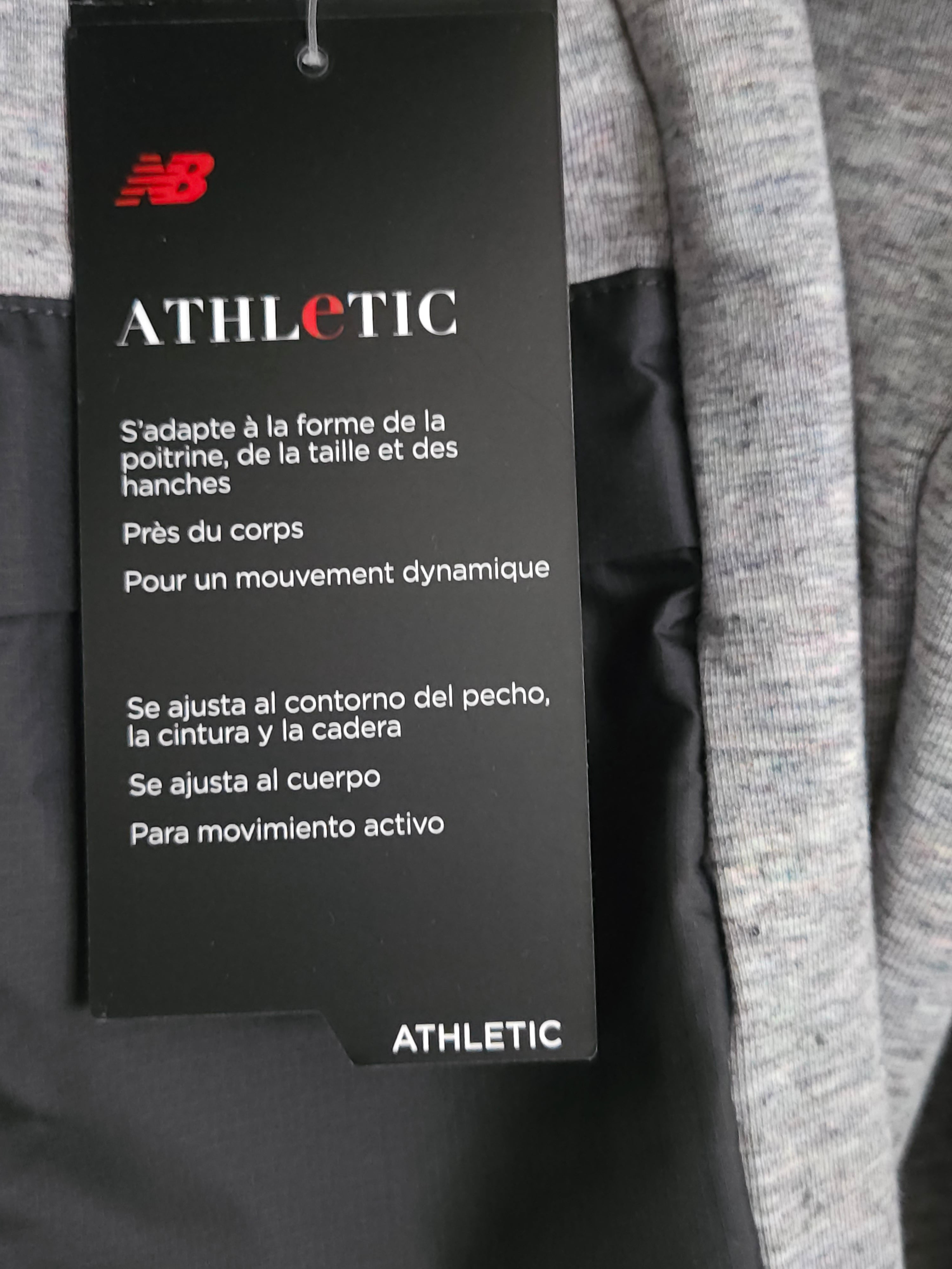 New Balance grey sweater.