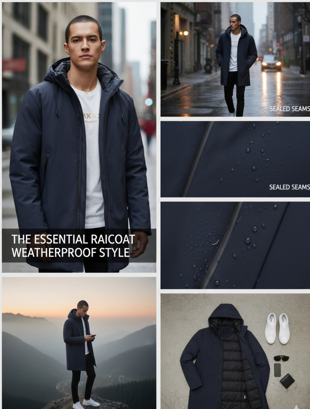 Premium Winter Jacket – Water-Repellent Technology
