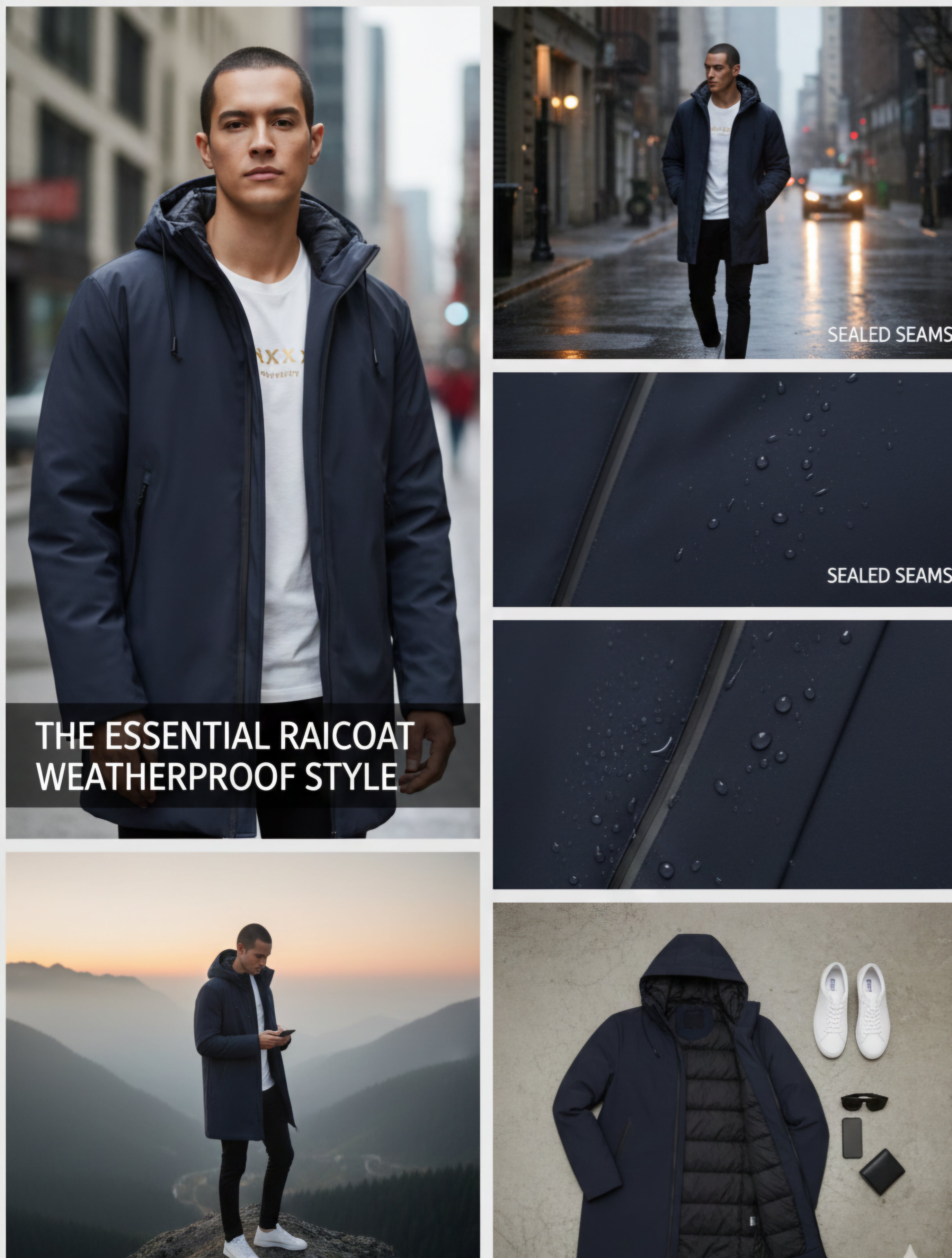 Premium Winter Jacket – Water-Repellent Technology
