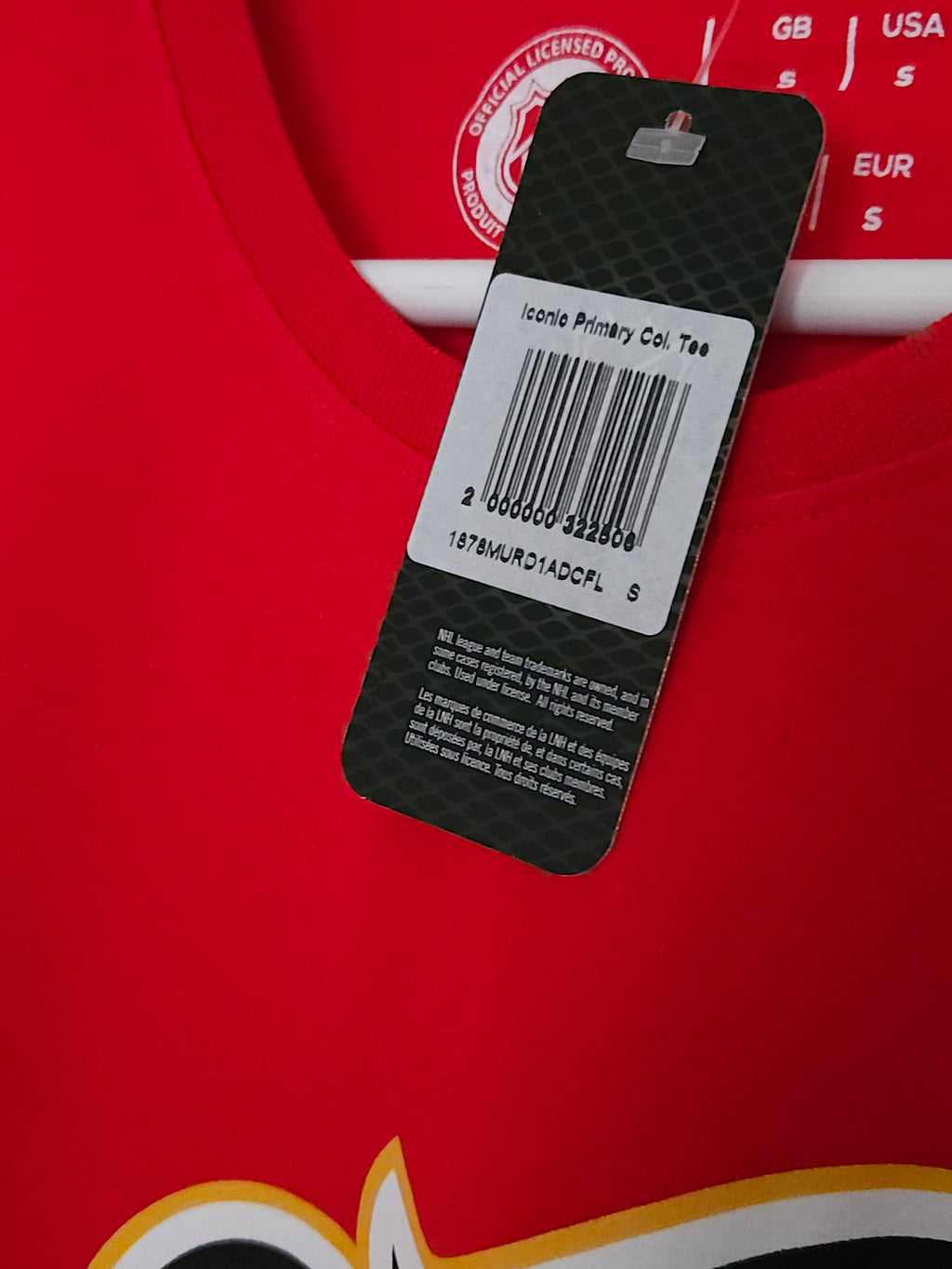 NHL Calgary Flames T-shirt - Röd.