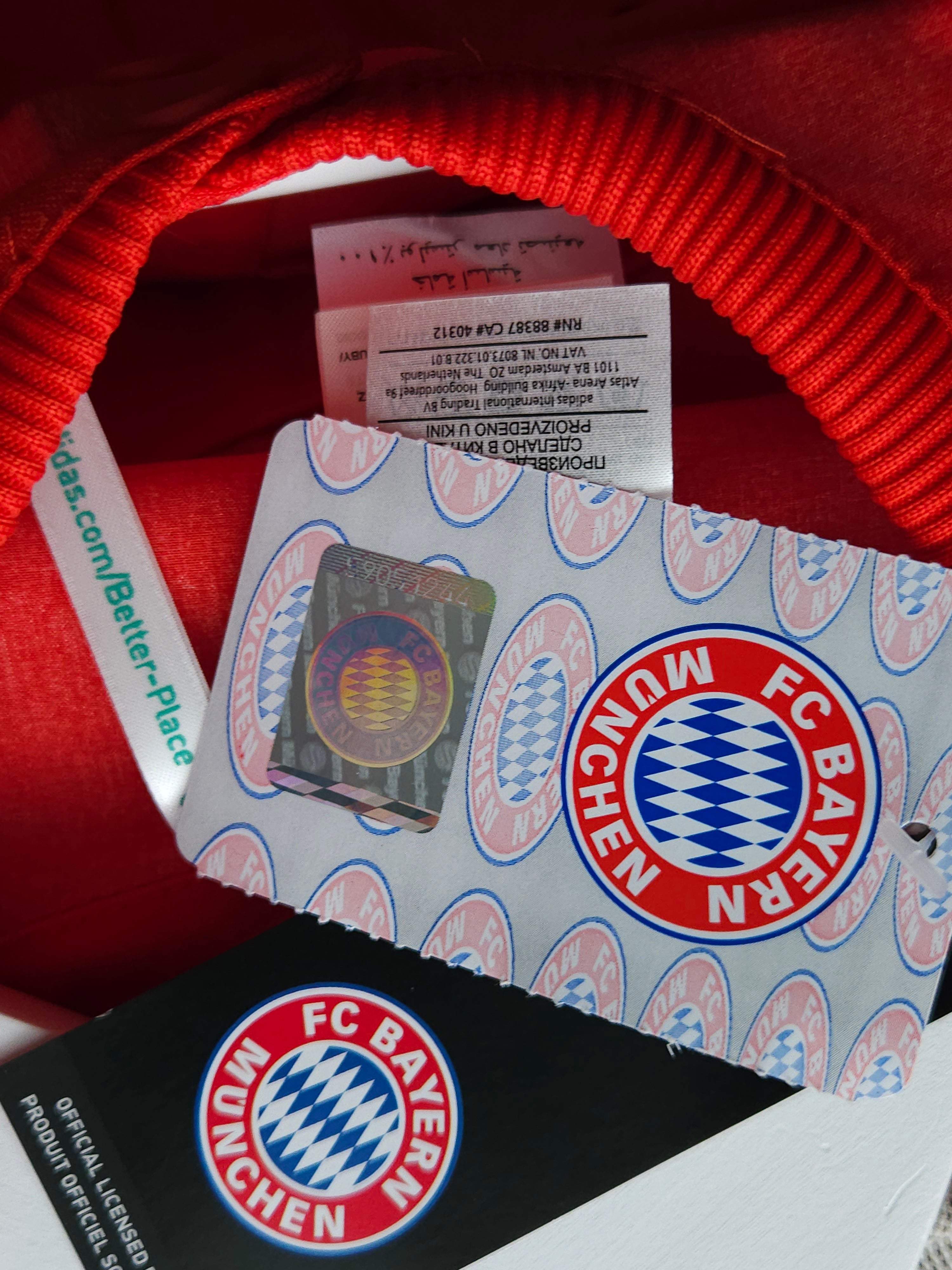 Adidas FC Bayern München Träningsjacka-Röd