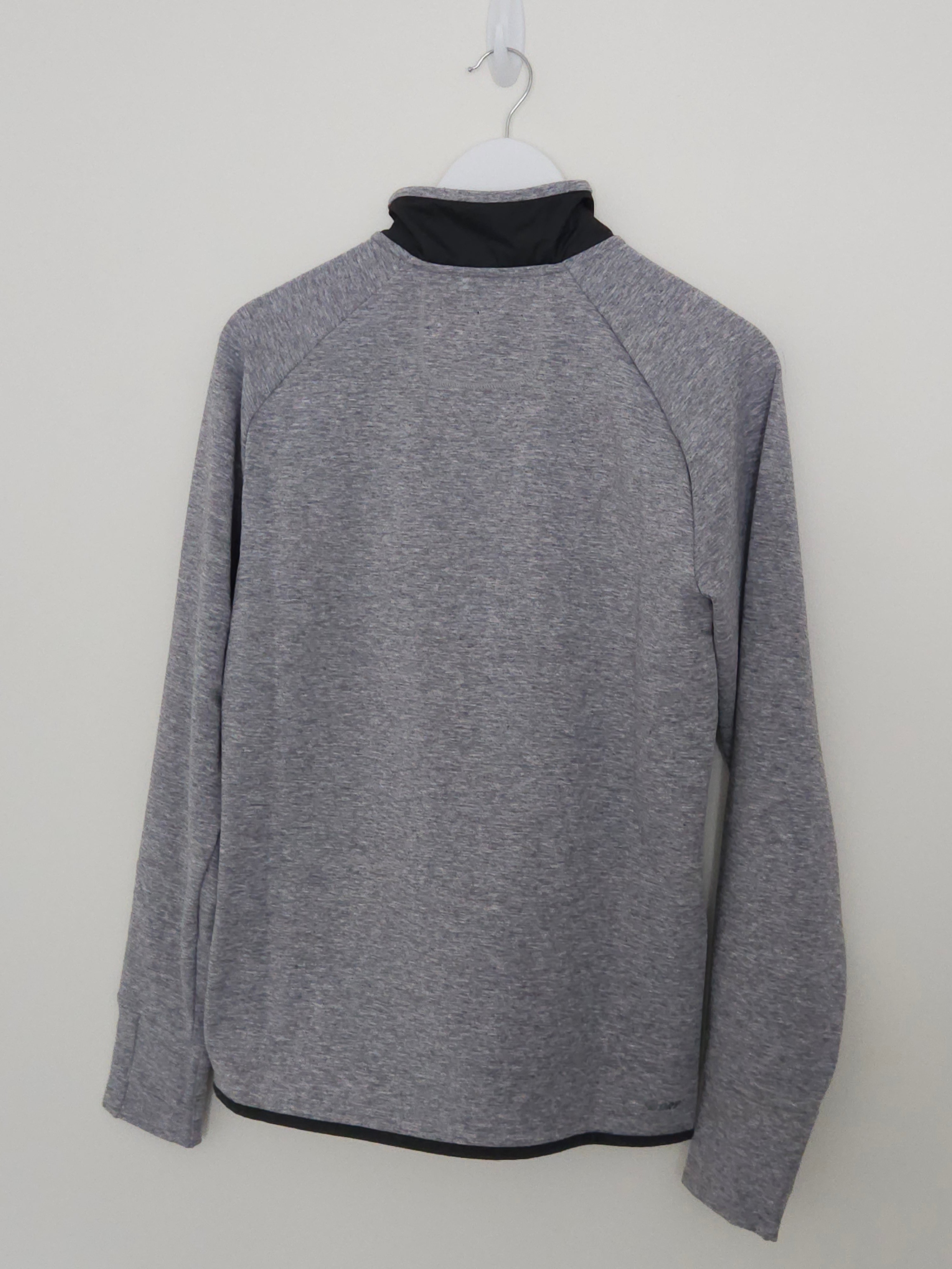 New Balance grey sweater.