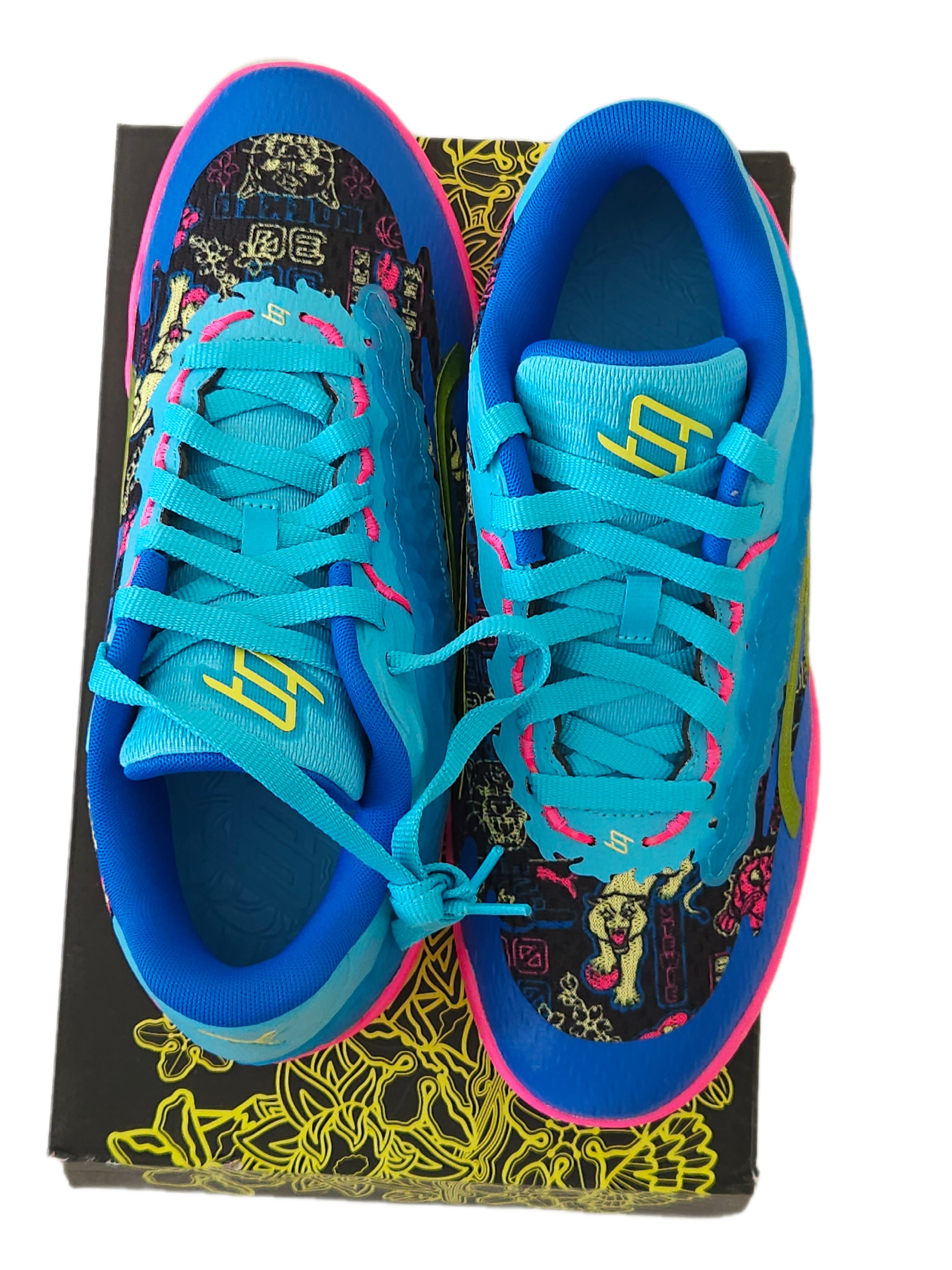 Puma Stewie 3 Midnight in Tokyo Blue/Pink Basketball Shoes