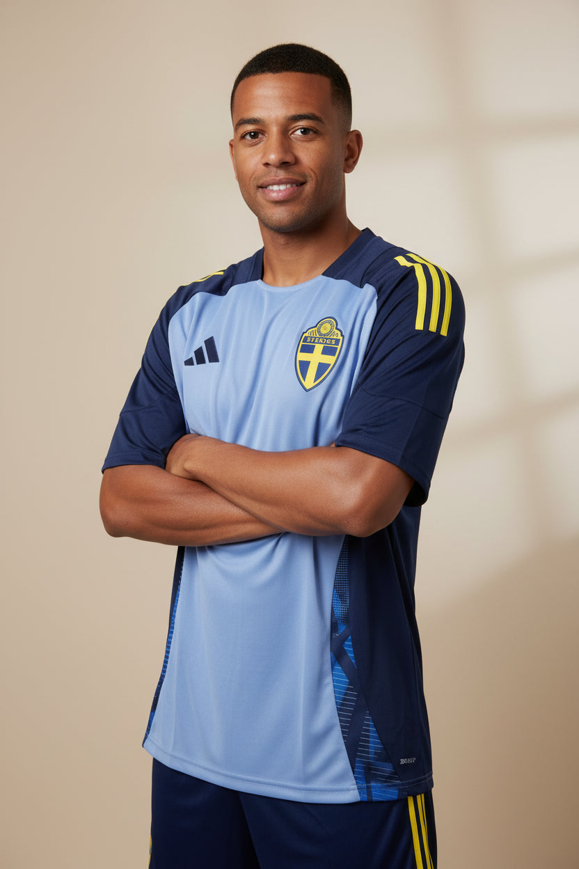 Adidas Sweden National Football Team Jersey
