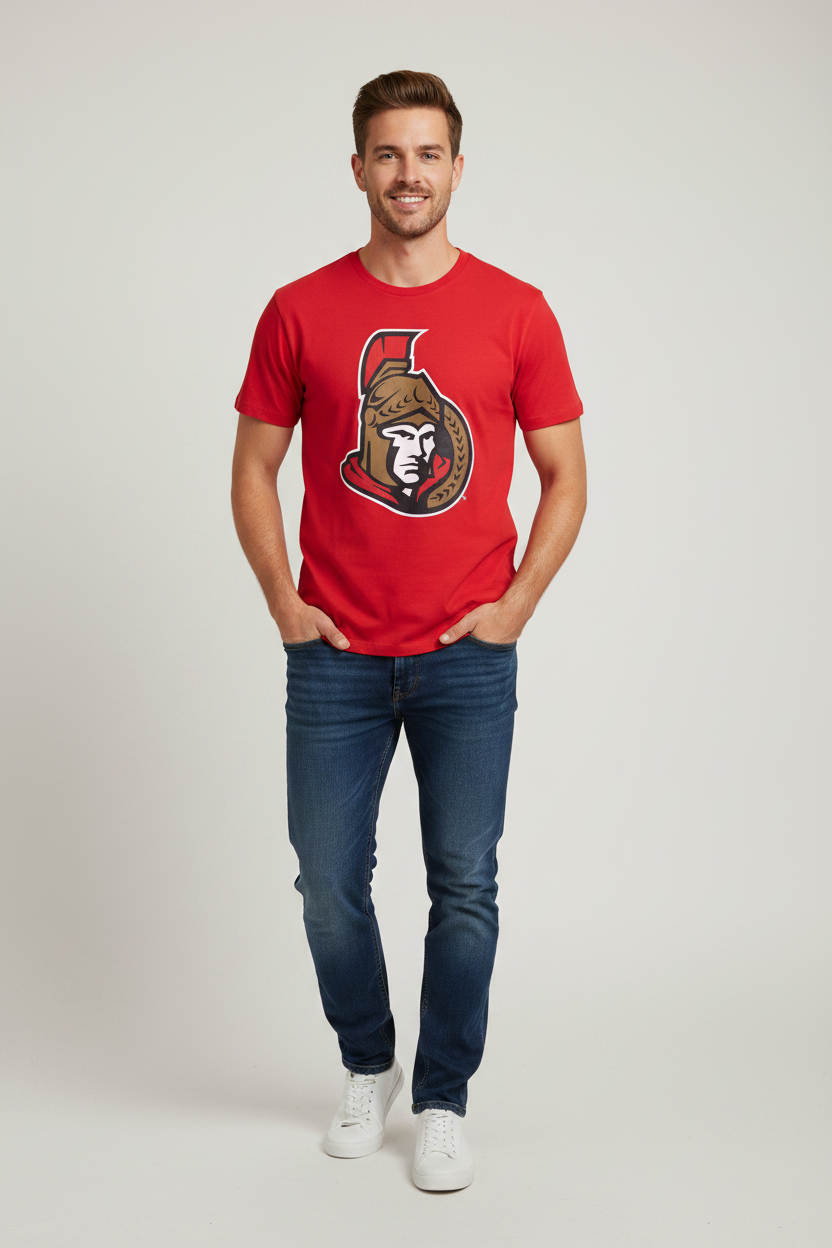 NHL Ottawa Senators T-shirt- Röd