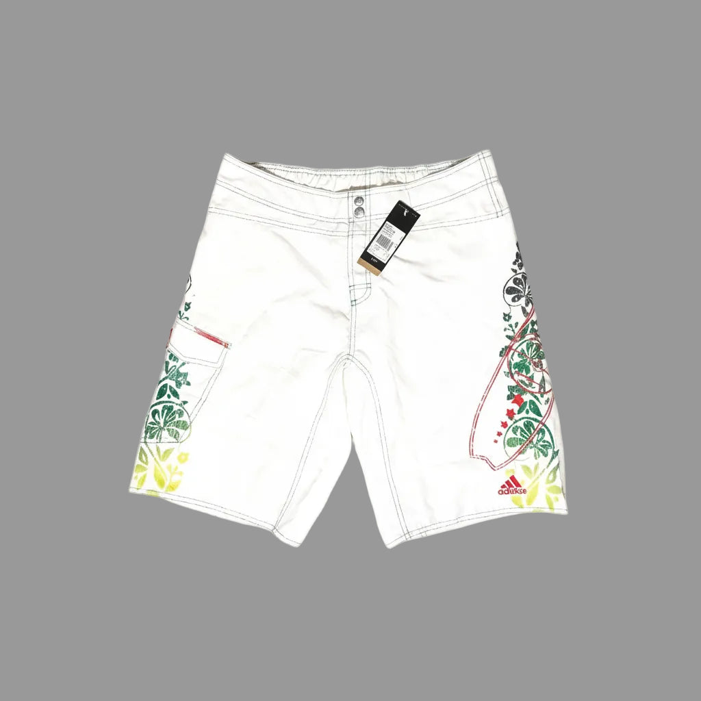 Adidas Performance Badshorts -Vit Tropiskt Print