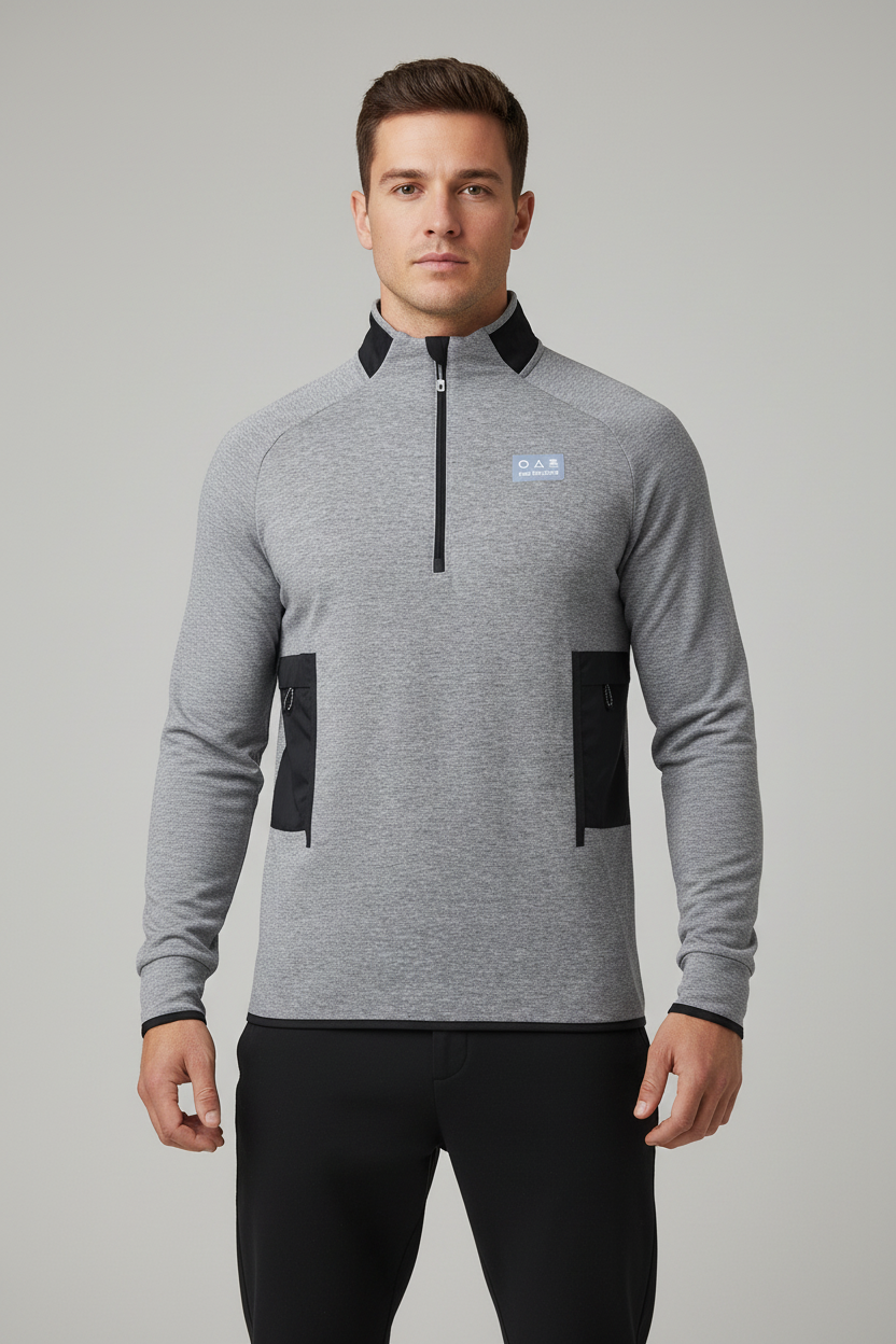 New Balance grey sweater.