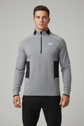 New Balance grey sweater.