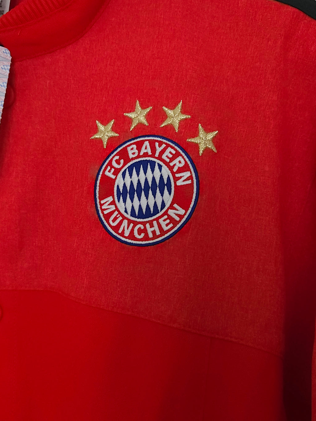 Adidas FC Bayern München Träningsjacka-Röd