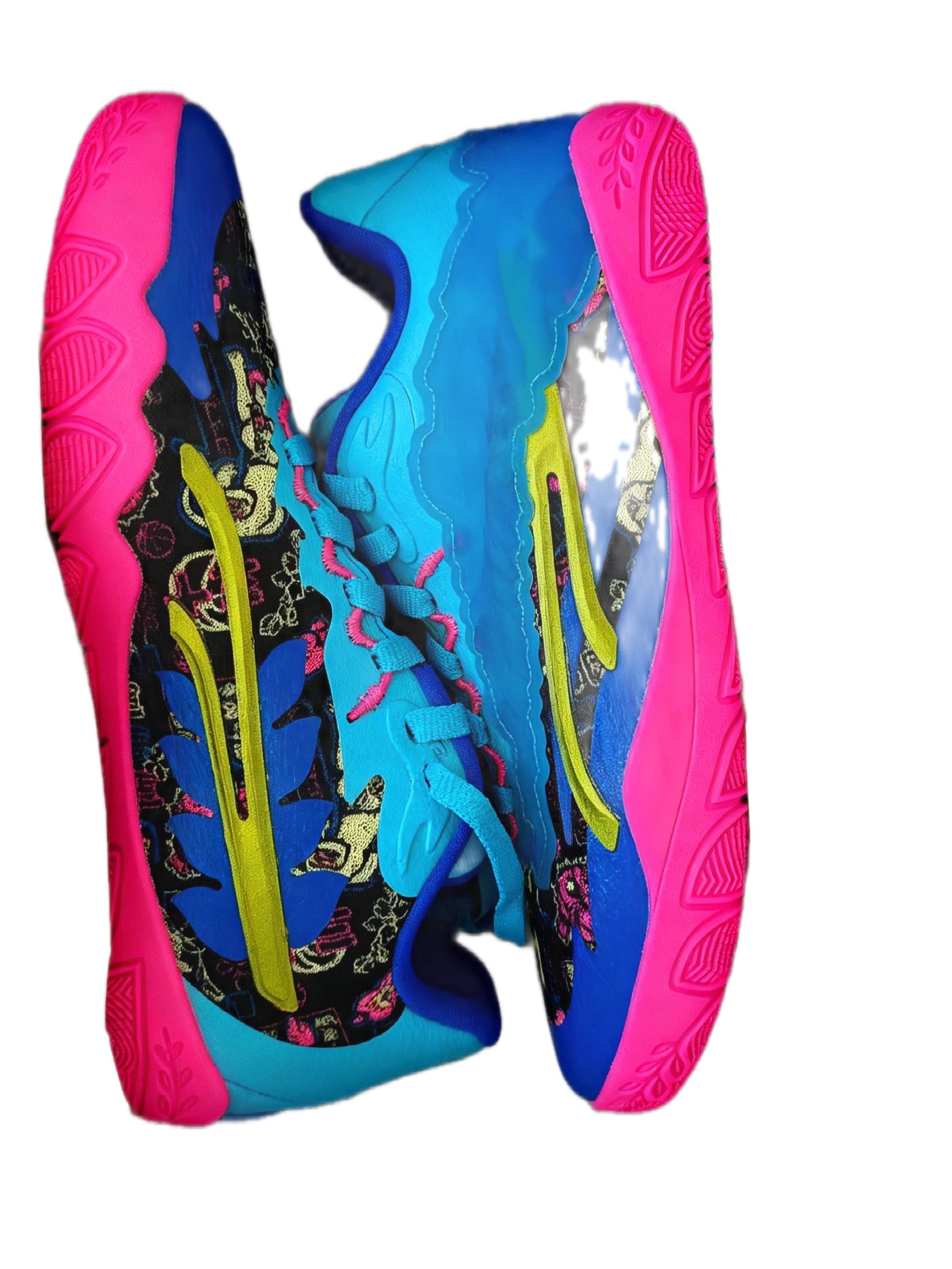 Puma Stewie 3 Midnight in Tokyo Blue/Pink Basketball Shoes