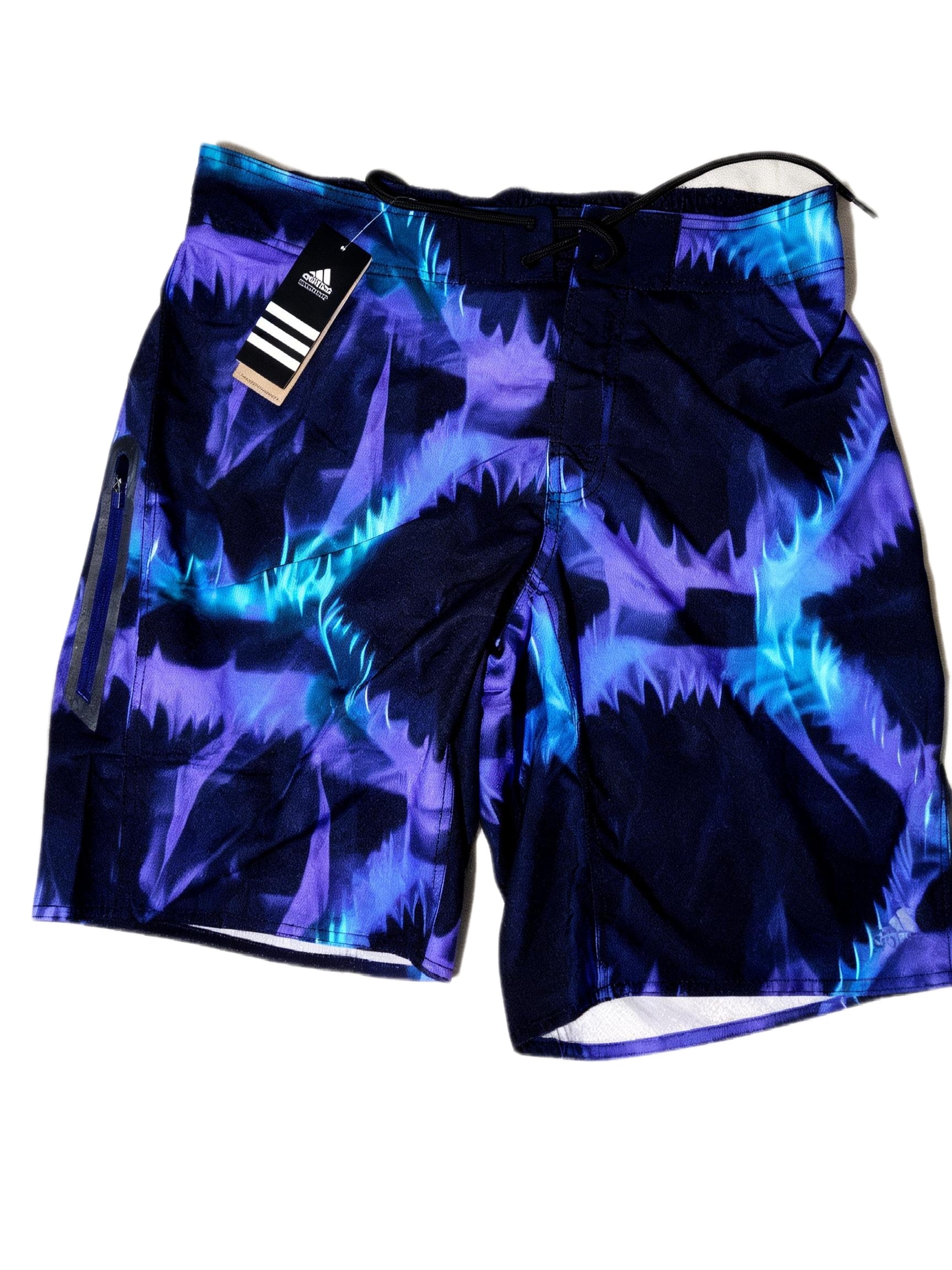 Adidas Shark Badshorts - Blå Print