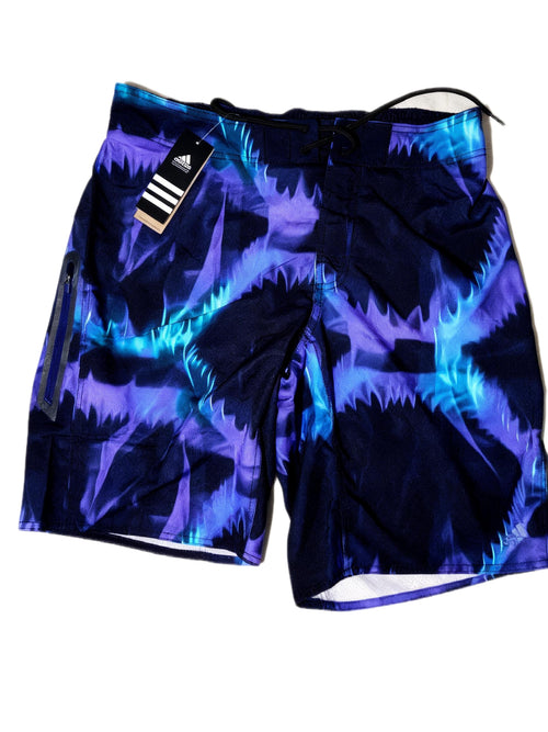 Adidas Shark Badshorts - Blå Print