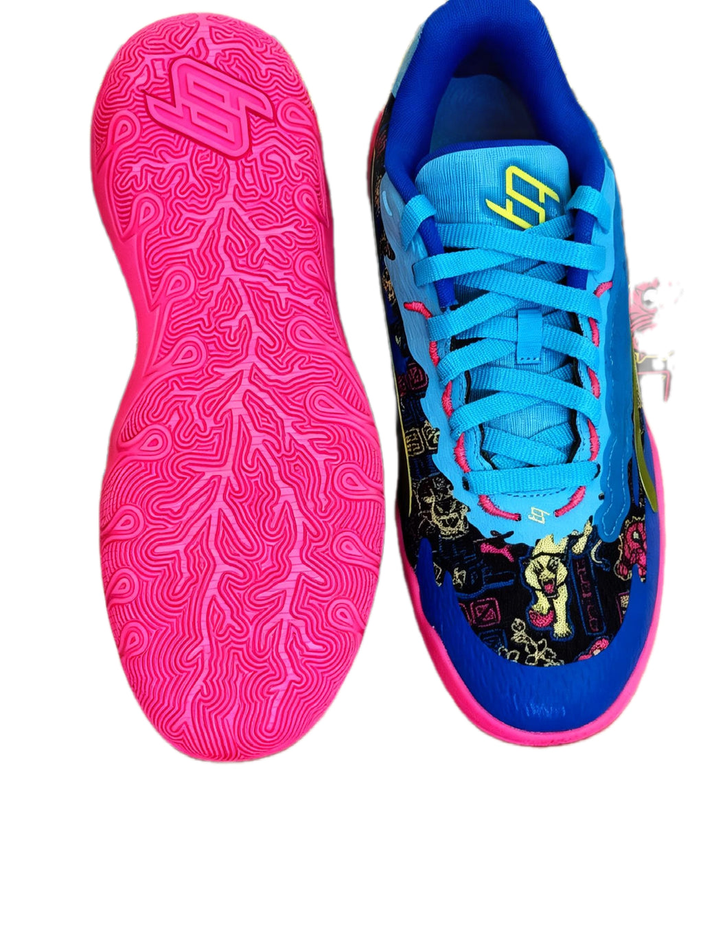 Puma Stewie 3 Midnight in Tokyo Blue/Pink Basketball Shoes