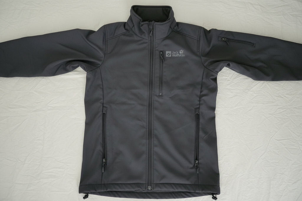 Jack Wolfskin Softshell-jacka Herr – Texshield | Fleecefoder | Svart | Ny med etiketter