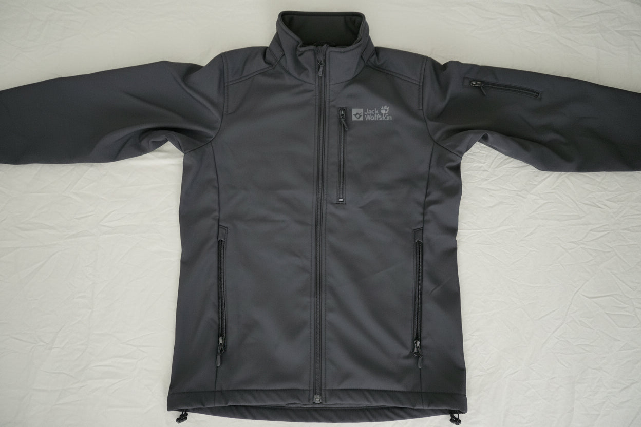 Jack Wolfskin Softshell-jacka Herr – Texshield | Fleecefoder | Svart | Ny med etiketter